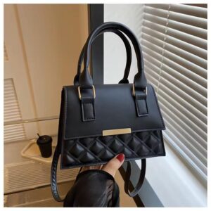 Retro diamond grid bag