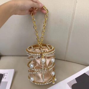 Rhinestone Gold bag